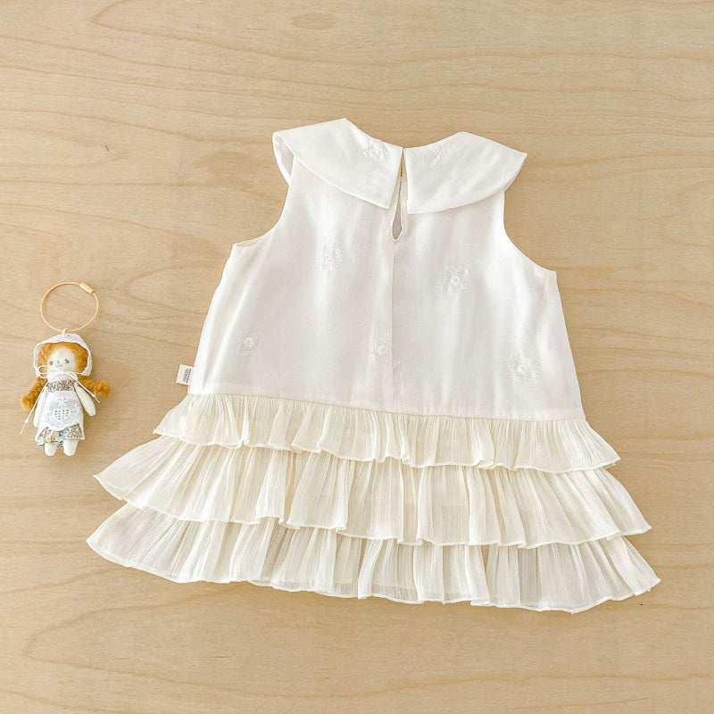 【BABY&KID】夏新作丸襟蝶結びワンピースSK106106