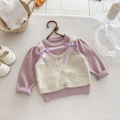 【BABY&KID】おしゃれニットセットアップSK092436