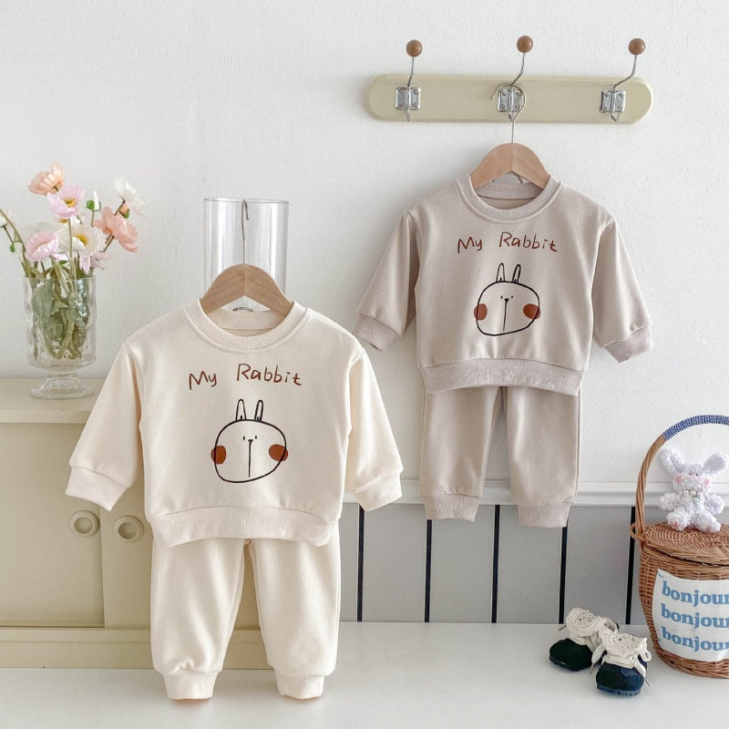 【BABY&KID】MY RABBIT可愛いセットアップSK032804