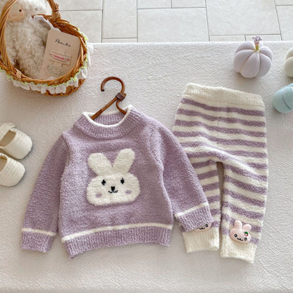 【BABY】うさぎふわもこセットアップSK101421