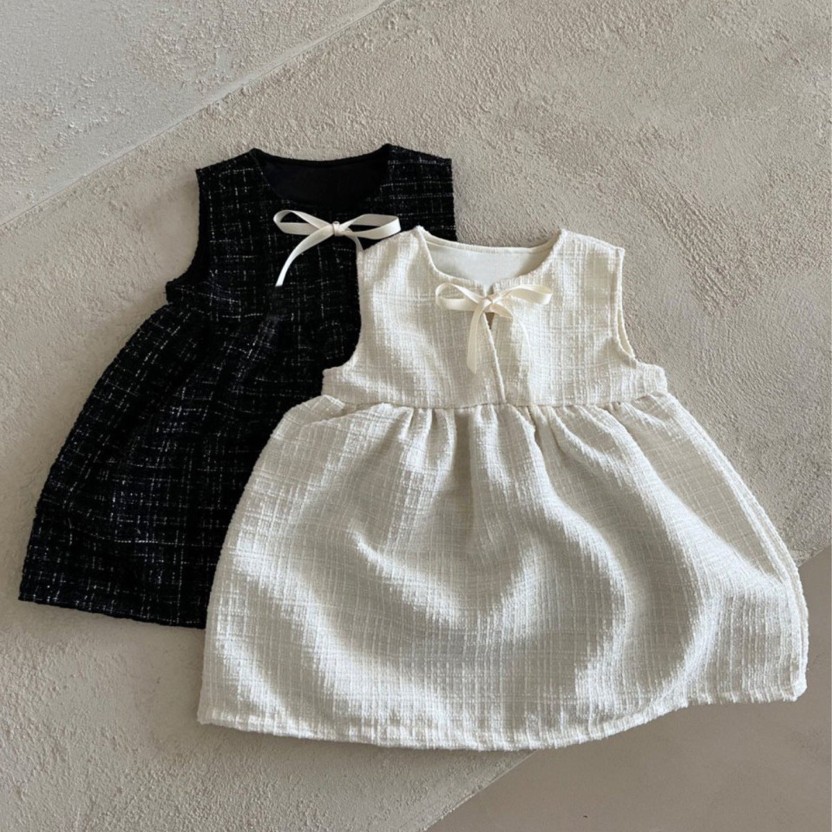 【BABY】リボン付きノースリーブワンピースSK030811
