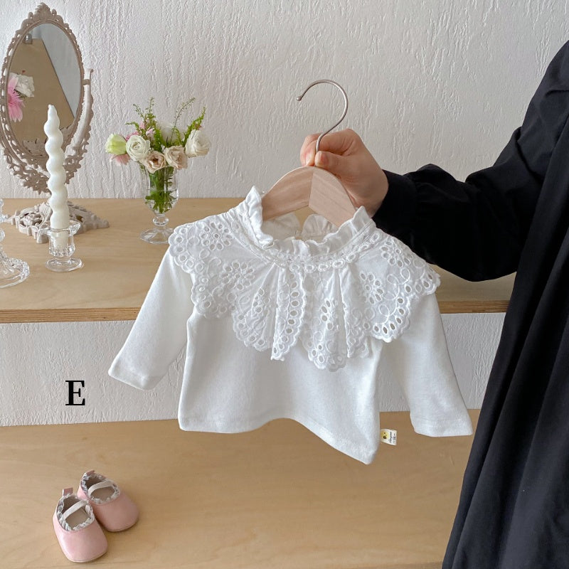 【BABY】レースフリル付きTシャツSK092422