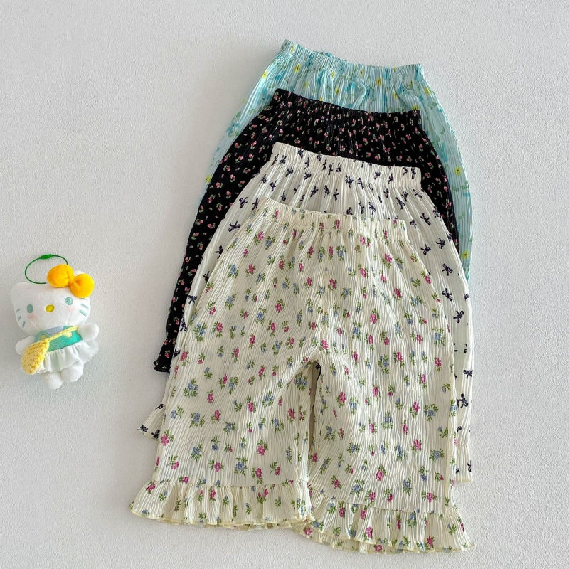 【BABY&KID】夏新作 小花柄総柄パンツSK105214