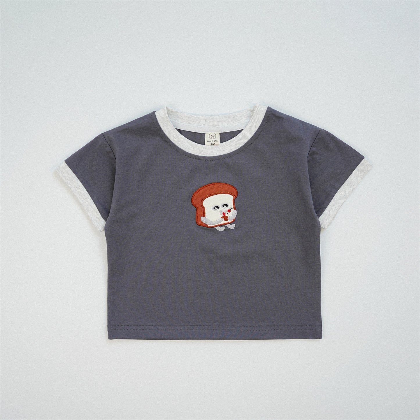 【BABY&KID】夏新作 キャラクタークルーネックTシャツSK090807