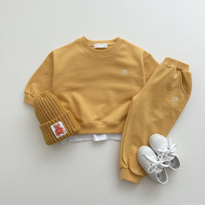 【BABY&KID】無地カジュアルセットアップSK023107