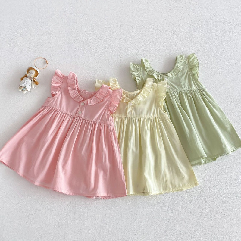 【BABY&KID】夏新作フリルワンピースSK105521