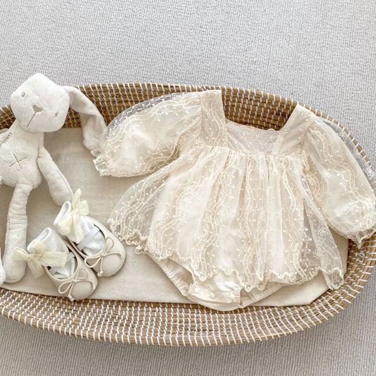 【BABY】フリルチュールロンパースSK092824