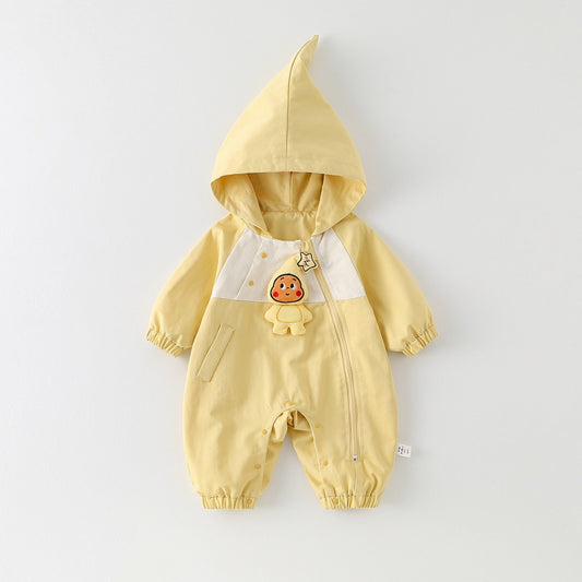 【BABY】星フード付きカバーオールSK104208