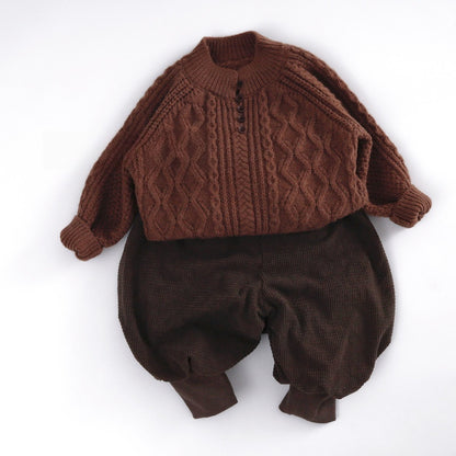 【BABY&KID】ラグラン袖プルオーバーニットSK100541