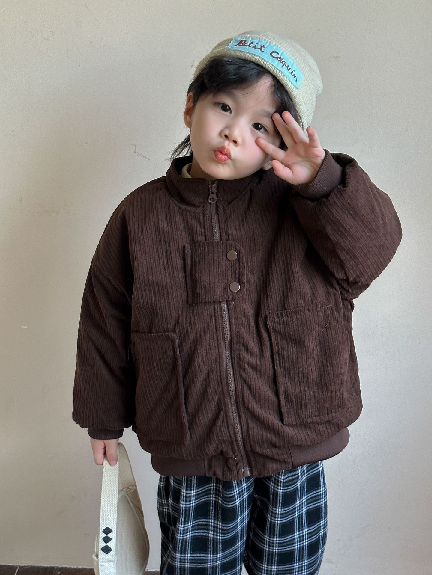 【BABY&KID】 裏起毛防寒ジャケットSK012612