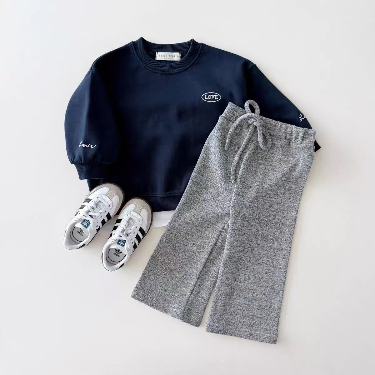 【BABY&KID】LOVEロゴクルーネックスウェットSK102635