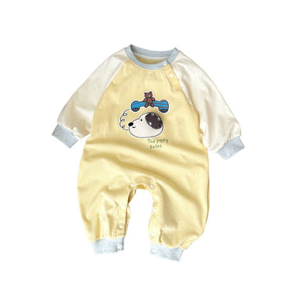 【BABY】わんちゃん＆くまカバーオールSK104417