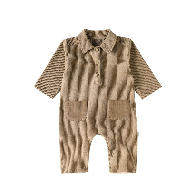 【BABY】北欧風コーデュロイカバーオールSK102309
