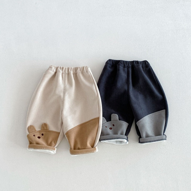 【BABY&KID】冬新作配色裏起毛パンツSK108508