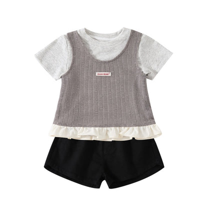 【BABY】夏新作キャミトップス＆Tシャツ、ショートパンツSK105314