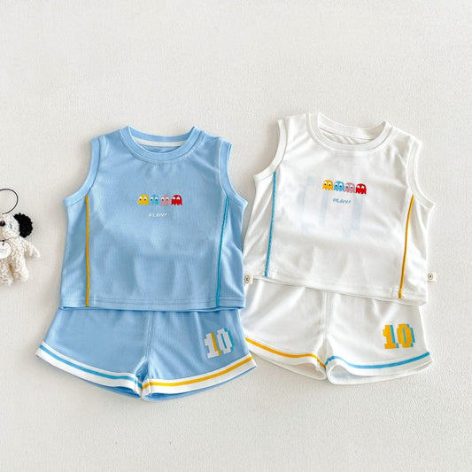 【BABY&KID】夏新作カートゥーンプリントセットアップSK105907