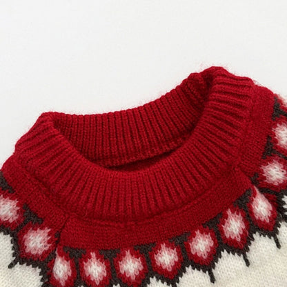 【BABY】冬新作くまハート柄ニットカバーオールSK103217