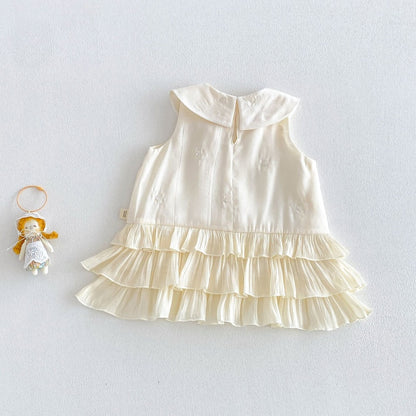 【BABY&KID】夏新作丸襟蝶結びワンピースSK106106