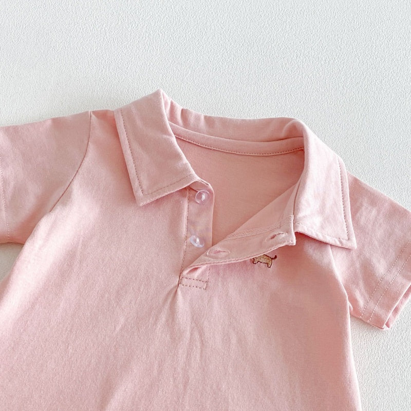 【BABY】夏新作カートゥーン刺繍ロンパースSK106517