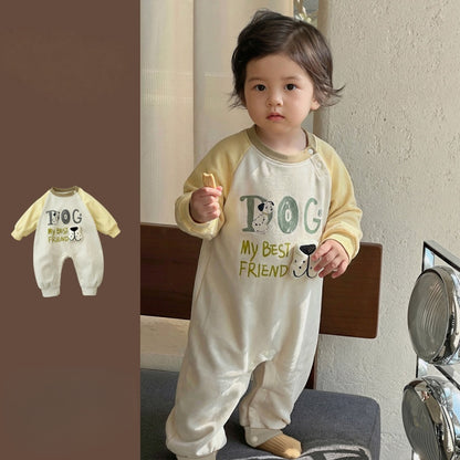 【BABY】わんちゃん柄カバーオールSK104415