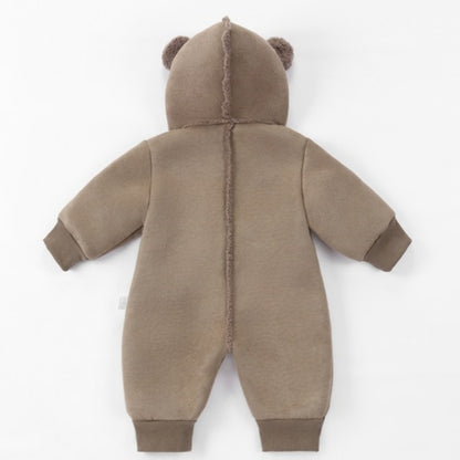 【BABY】冬新作北欧風ボア風ダブルジップカバーオールSK102628