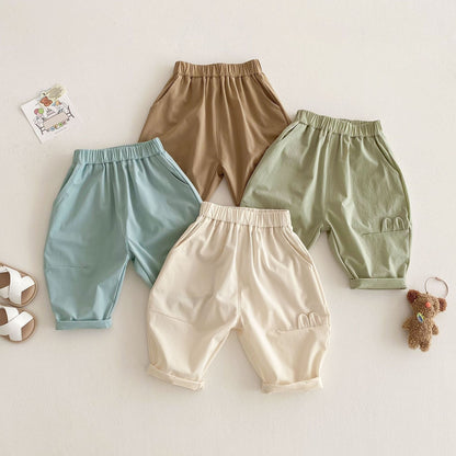 【BABY&KID】夏新作 パステルカラールーズパンツSK062319