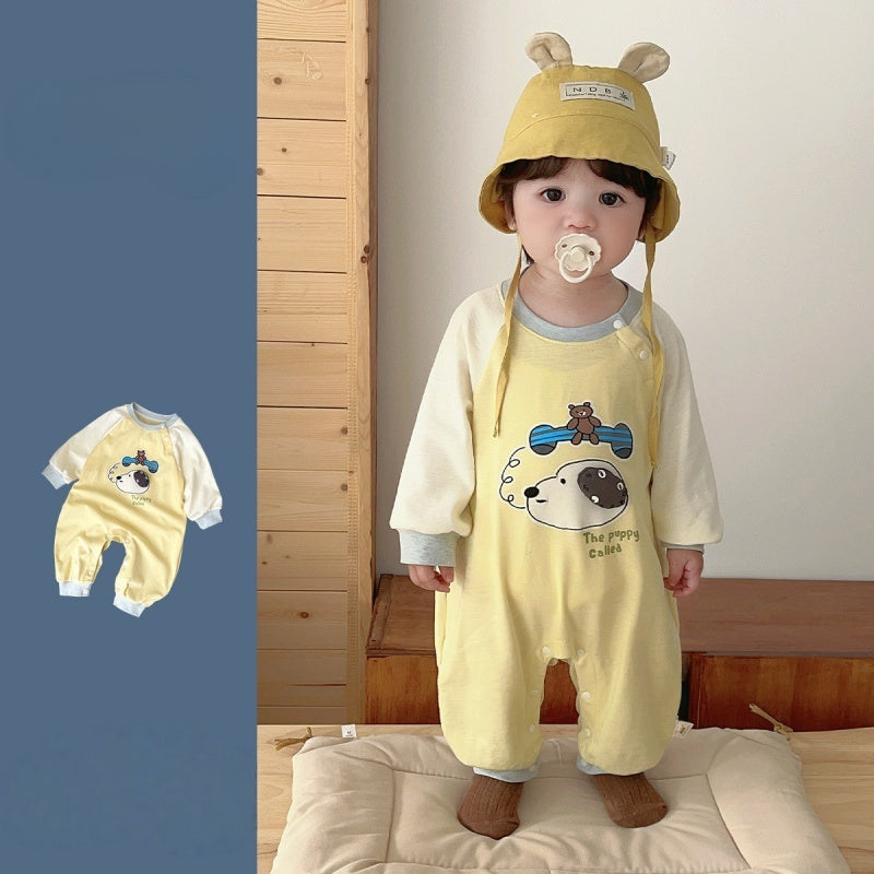 【BABY】わんちゃん＆くまカバーオールSK104417