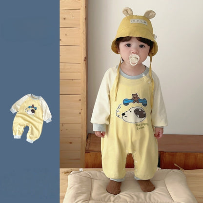【BABY】わんちゃん＆くまカバーオールSK104417