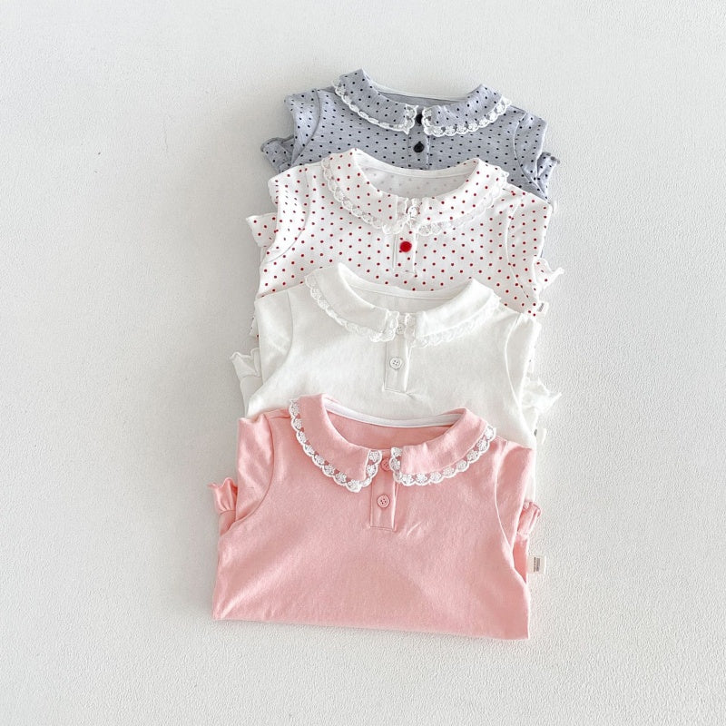【BABY&KID】丸襟長袖トップスSK106616
