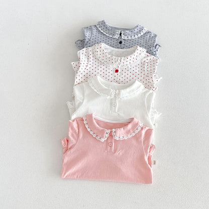 【BABY&KID】丸襟長袖トップスSK106616