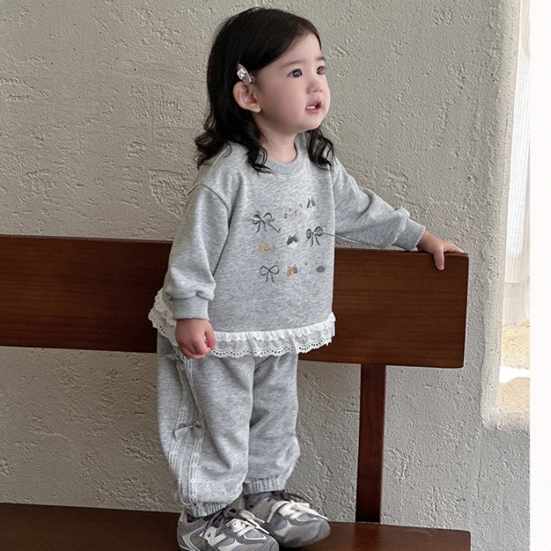 【BABY&KID】スウィート蝶結びセットアップSK107016