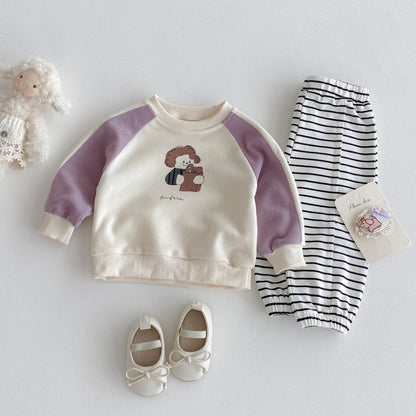 【BABY&KID】カートゥーンカジュアルセットアップSK092708