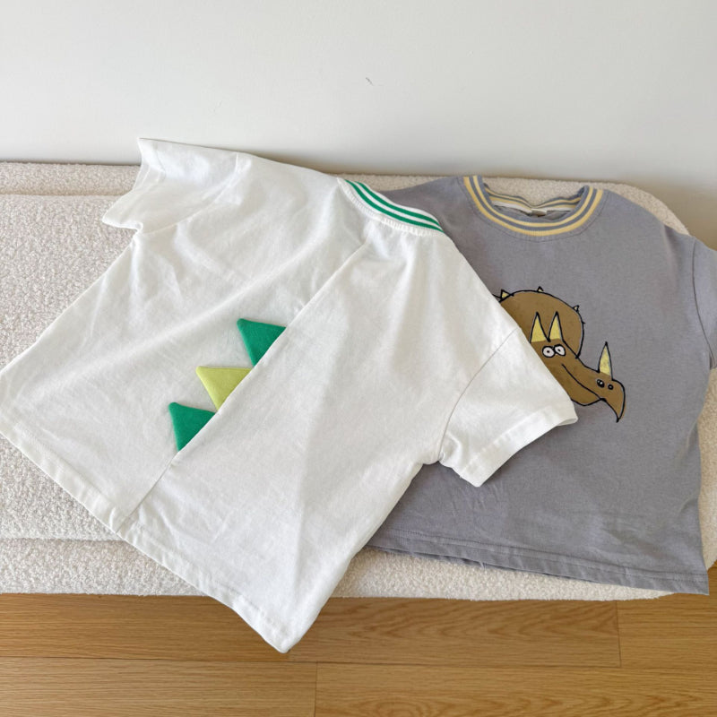 【BABY＆KID】夏新作 カートゥーンコットンルーズTシャツSK063028