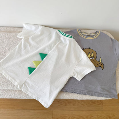 【BABY＆KID】夏新作 カートゥーンコットンルーズTシャツSK063028