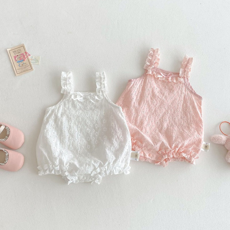 【BABY】夏新作フリルキャミロンパースSK105612