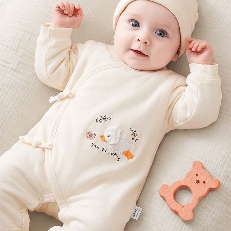 【BABY】Winter New Arrival Asymmetrical Collar Quilted Coverall SK108202