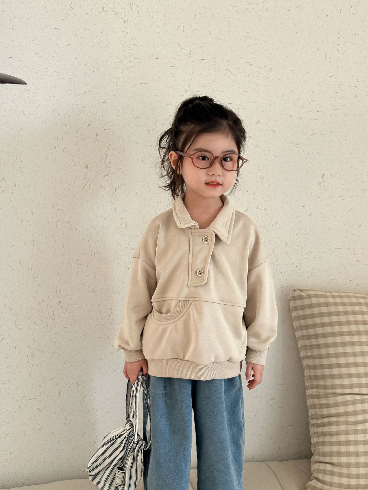 【BABY&KID】カジュアルスポーツ風トレーナーSK012803