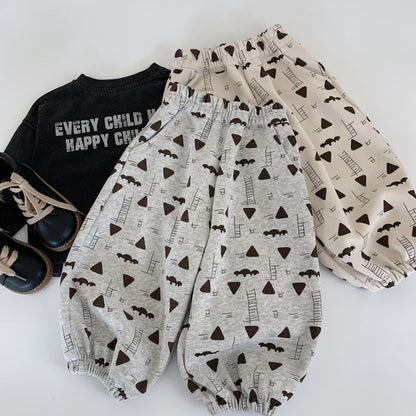 【BABY&KID】カートゥーンプリントスポーツパンツSK100526