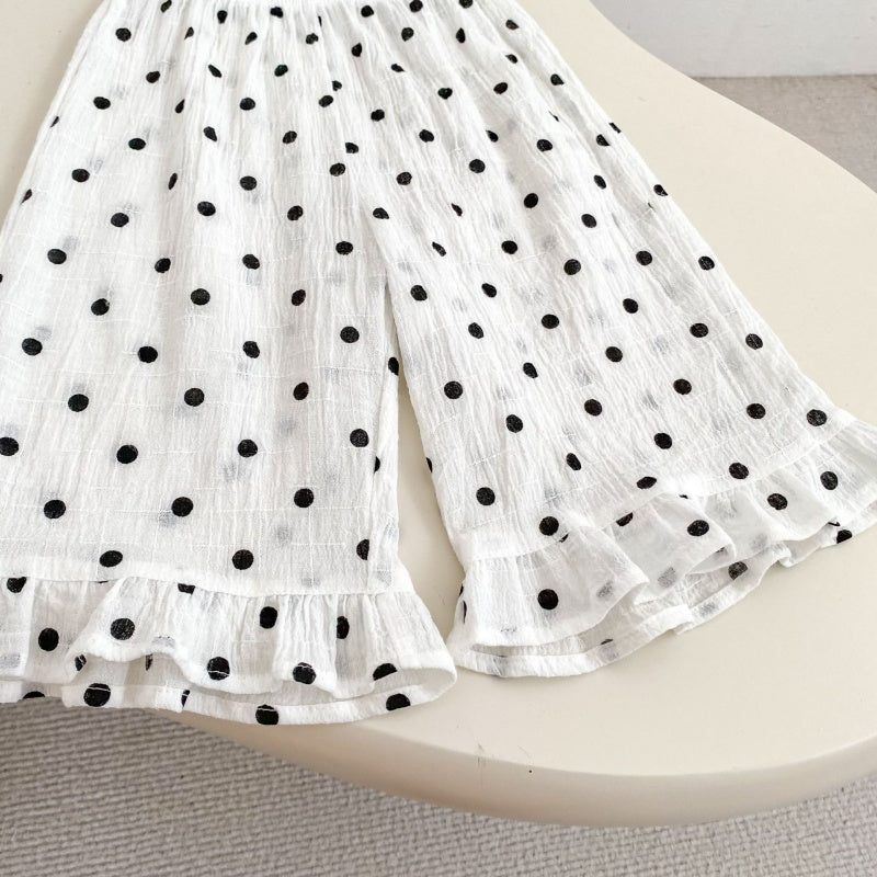 【BABY&KID】夏新作ドット柄ノースリーブセットアップSK106503