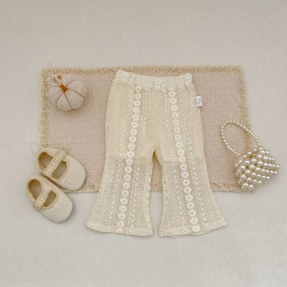 【BABY&KID】夏新作 透かし編みセットアップ、パンツSK104930