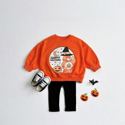 【BABY&KID】ハロウィンパンプキンベアカジュアルスウェットSK102023