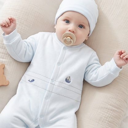 【BABY】Winter New Arrival Embroidered Quilted Coverall SK108210