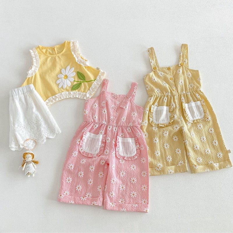 【BABY&KID】夏新作小花デイジードール、サロペットSK106101