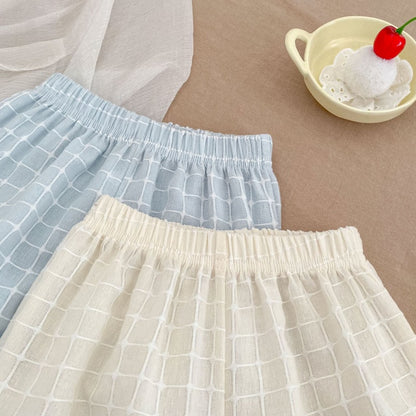 【BABY&KID】夏新作レースチェックセットアップSK106403