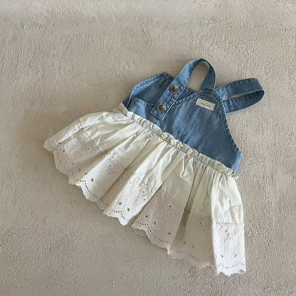 【BABY】夏新作 クマの刺繍ワンピースSK072515