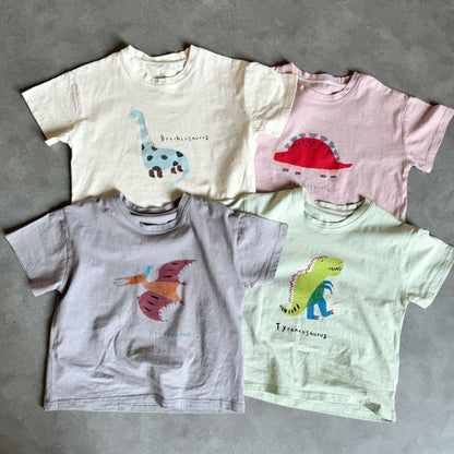 【BABY＆KID】夏新作 恐竜柄TシャツSK063027