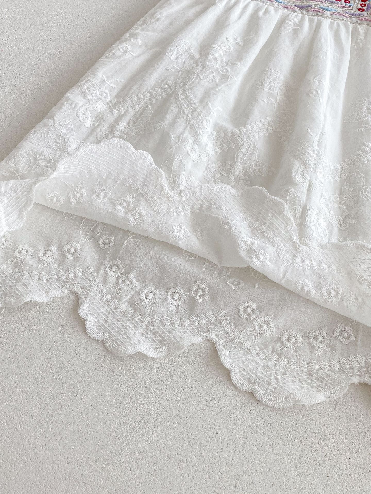 【BABY&KID】夏新作 刺繍レースワンピースSK072612