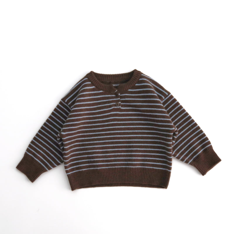 【BABY&KID】ボーダープルオーバーニットSK100539