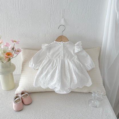 【BABY】プリンセスフリルロンパースワンピSK103609