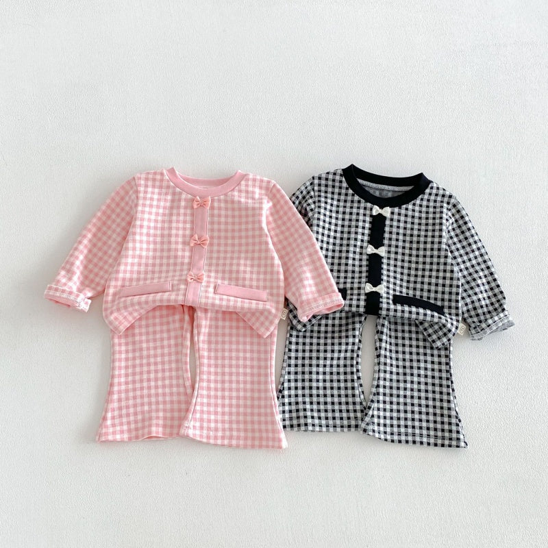 【BABY&KID】レトロチェックセットアップSK106615